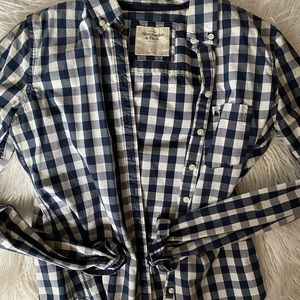 Abercrombie & Fitch Gingham Shirt Size Small